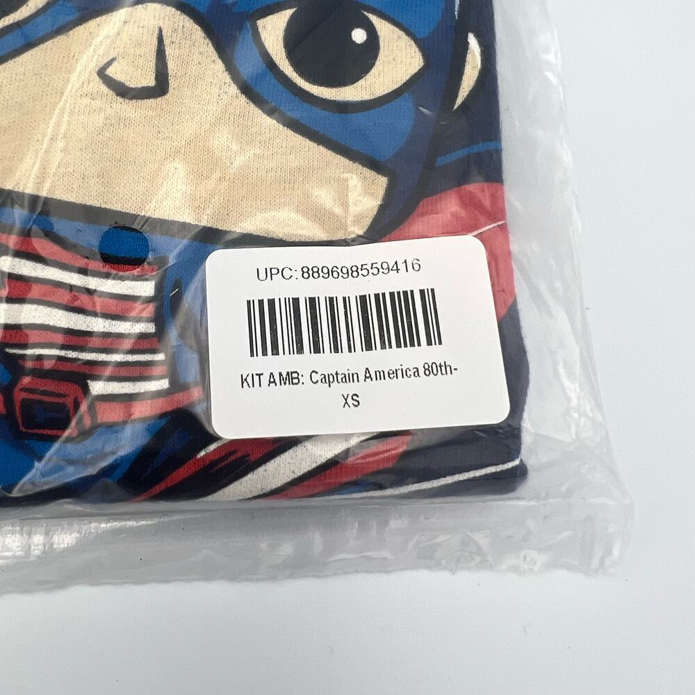 Funko POP! Tee: Captain America 80th Anniversary Collector Corps NEW XS - Picture 3 of 5